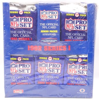 1992 Pro Set Series 1 Football Jumbo Box (Reed Buy)