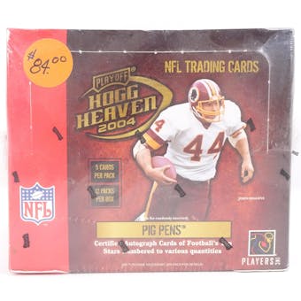 2004 Playoff Hogg Heaven Football Hobby Box (Reed Buy)