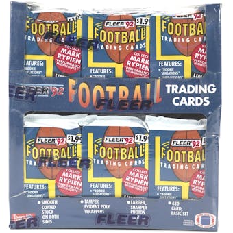 1992 Fleer Football Jumbo Box (Reed Buy)