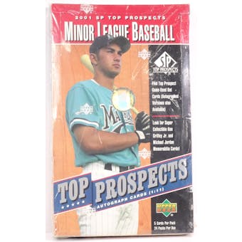 2001 Upper Deck SP Top Prospects Baseball Hobby Box (Reed Buy)