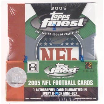 2005 Topps Finest Football Hobby Box (Reed Buy)