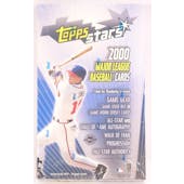 2000 Topps Stars Baseball Hobby Box (Reed Buy)