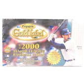 2000 Topps Gold Label Baseball Hobby Box (Reed Buy)