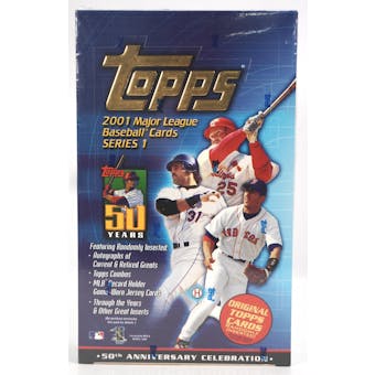2001 Topps Series 1 Baseball Hobby Box (Reed Buy)