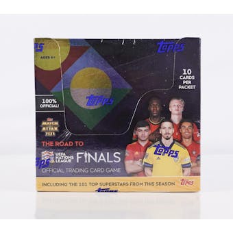 2022/23 Topps Road to UEFA Nations League Finals Match Attax 101 Soccer Retail 24-Pack Box
