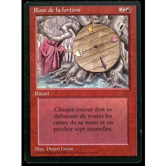 Magic the Gathering 3rd Ed (Revised) French FBB Single Wheel of Fortune - SLIGHT PLAY (SP)
