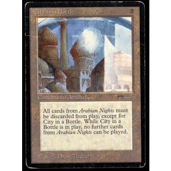 Magic the Gathering Arabian Nights Single City in a Bottle - DAMAGED (DMG)