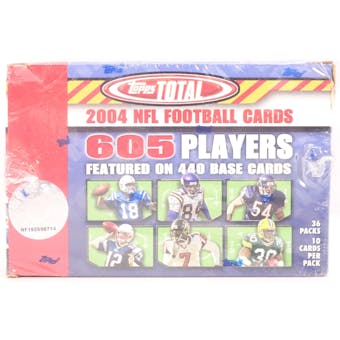2004 Topps Total Football Retail Box (Reed Buy)