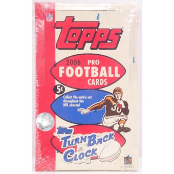 2006 Topps Turn Back the Clock Football Hobby Box (Reed Buy)