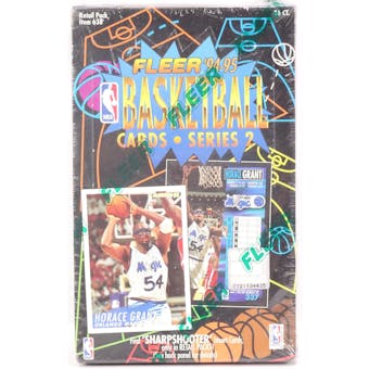 1994/95 Fleer Series 2 Basketball Retail Box (Reed Buy)