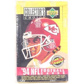 1994 Upper Deck Collector's Choice Football Hobby Box (Reed Buy)