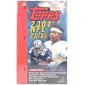 2001 Topps Football Jumbo Box (Reed Buy)