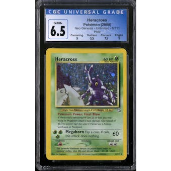 Pokemon Neo Genesis Heracross 6/111 CGC 6.5