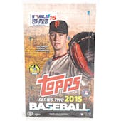 2015 Topps Series 2 Baseball Hobby Box (Reed Buy)