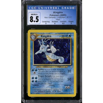 Pokemon Neo Genesis Kingdra 8/111 CGC 8.5