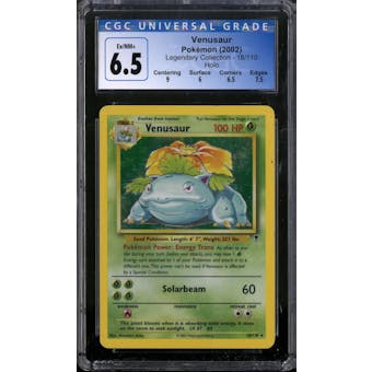 Pokemon Legendary Collection Venusaur 18/110 CGC 6.5