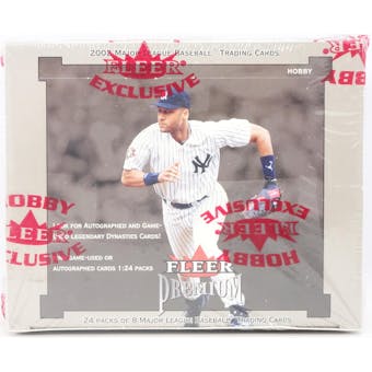 2002 Fleer Premium Baseball Hobby Box (Reed Buy)