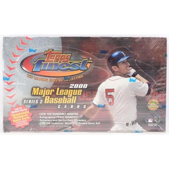 2000 Topps Finest Series 2 Baseball Jumbo Box (Reed Buy)