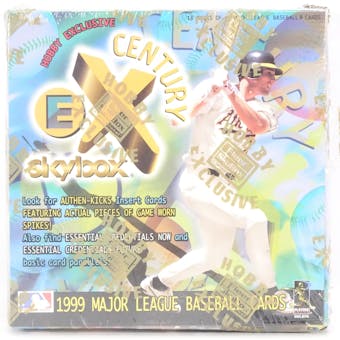 1999 Fleer Skybox E-X Century Baseball Hobby Box (Reed Buy)