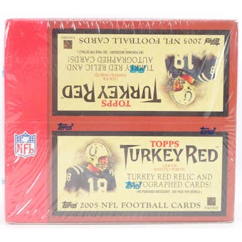 2005 Topps Turkey Red Football Retail Box (Reed Buy)