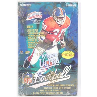 1997 Fleer Ultra Series 1 Football Hobby Box (Reed Buy)