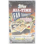 2004 Topps All Time Fan Favorites Baseball Hobby Box (Reed Buy)