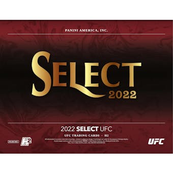 2022 Panini Select UFC H2 Hobby Hybrid 20-Box Case (Presell)