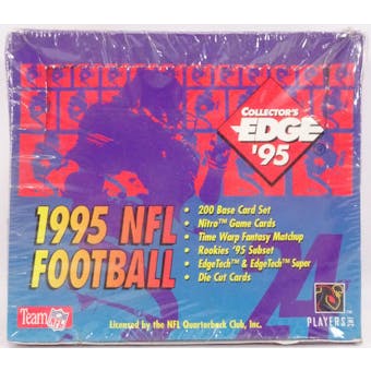 1995 Collector's Edge Football 24-Pack Box (Reed Buy)