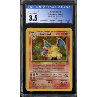 Pokemon Base Set 2 Charizard 4/130 CGC 3.5