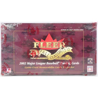2002 Fleer Fall Classics Baseball Hobby Box (Reed Buy)