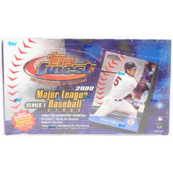 2000 Topps Finest Series 1 Baseball Hobby Box (Reed Buy)