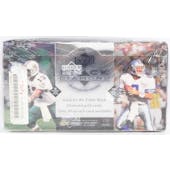 1997 Upper Deck Black Diamond Series 2 Football Hobby Box (Reed Buy)