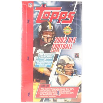 2002 Topps Football Jumbo Box (Reed Buy)