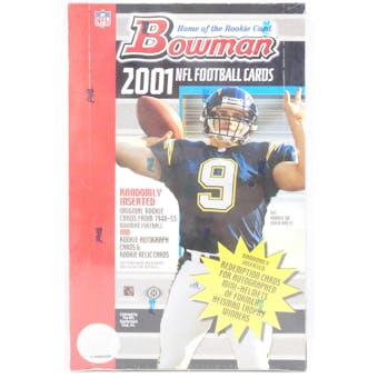 2001 Bowman Football Hobby Box (Reed Buy)