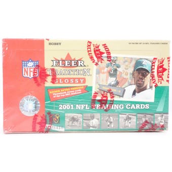 2001 Fleer Tradition Glossy Football Hobby Box (Reed Buy)