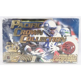 1996 Pacific Crown Collection Football Hobby Box (Reed Buy)