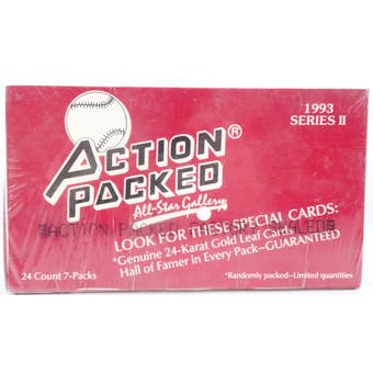 1993 Action Packed Series 2 Baseball Wax Box (Reed Buy)