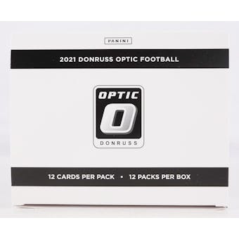 2021 Panini Donruss Optic Football Jumbo Value 12-Pack Box (Green Velocity Parallels!)