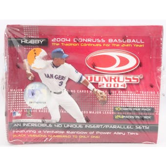 2004 Donruss Baseball Hobby Box (Reed Buy)