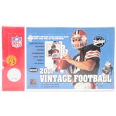2001 Upper Deck Vintage Football Hobby Box (Reed Buy)