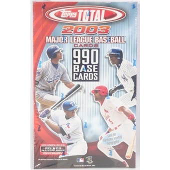 2003 Topps Total Baseball 36 Pack Box (Reed Buy)