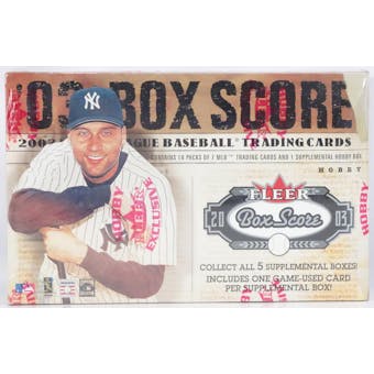 2003 Fleer Box Score Baseball Hobby Box (Reed Buy)