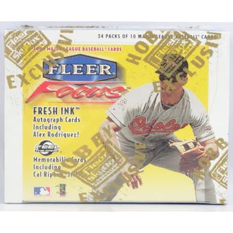2000 Fleer Focus Baseball Hobby Box (Reed Buy)