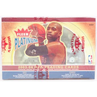 2003/04 Fleer Platinum Basketball Hobby Box (Reed Buy)