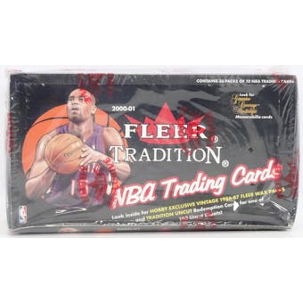 2000/01 Fleer Tradition Basketball Hobby Box (Reed Buy)