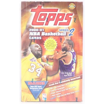 2000/01 Topps Series 2 Basketball Jumbo Box (Reed Buy)