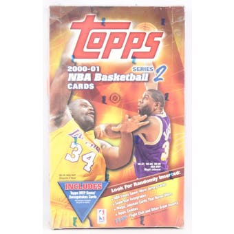 2000/01 Topps Series 2 Basketball Hobby Box (Reed Buy)