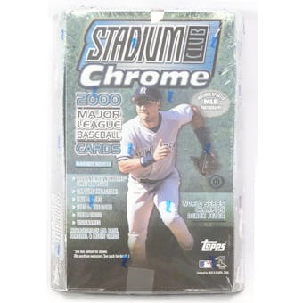 2000 Topps Stadium Club Chrome Baseball Hobby Box (Reed Buy)