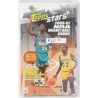 2000/01 Topps Stars Basketball Hobby Box (Reed Buy)