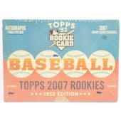 2007 Topps Rookie Card Baseball Hobby Box (Reed Buy)